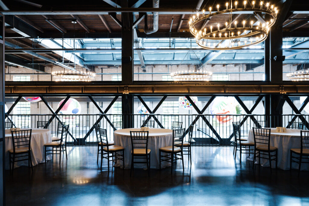Waterworks Food Hall | 2nd level shot showcasing the historical bones of the Waterworks Building kept in place during renovations | Homes Almanac