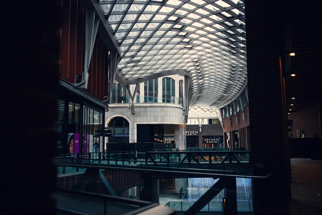 The Well | Moody interior of the third floor of The Well during daylight | Homes Almanac