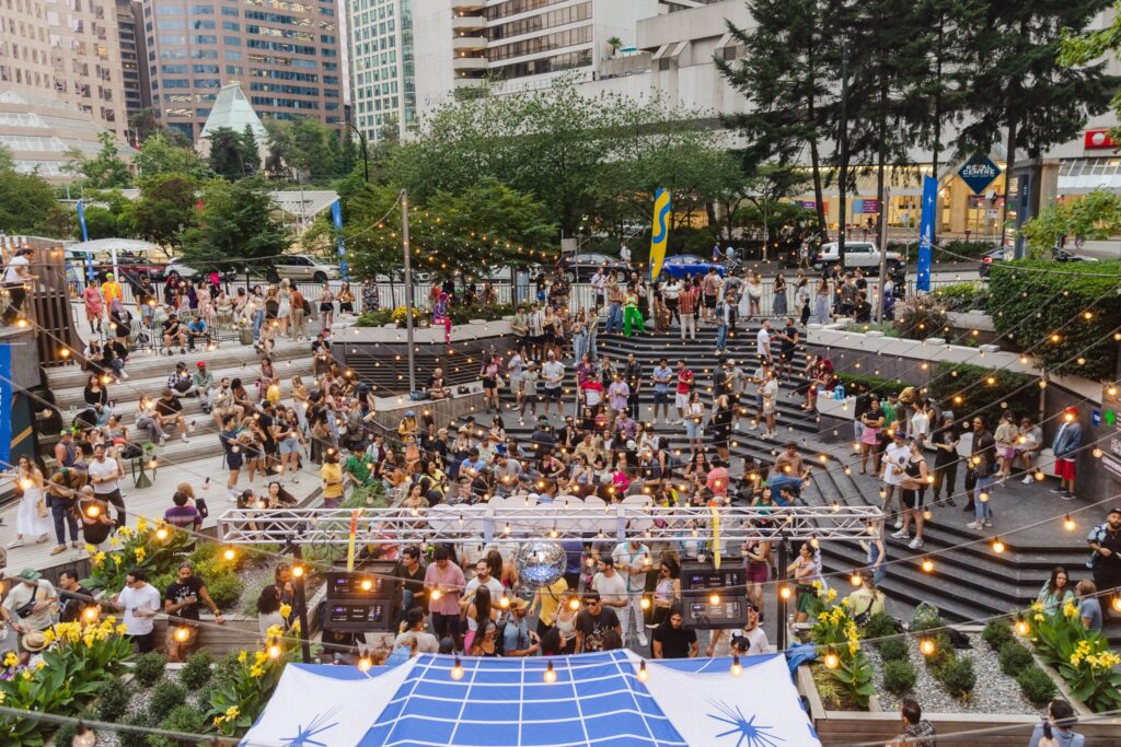 Dunsmuir Patio Vancouver | Photo of Public Disco event | Homes Almanac