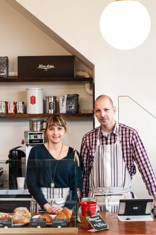 Gigi Blin Market Cafe Vancouver | Photo of cafe owners | Homes Almanac