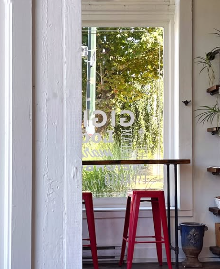 Gigi Blin Market Cafe Vancouver | Photo of counter and seating | Homes Almanac