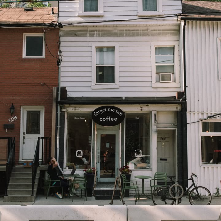 King and Portland | Forget Me Not Exterior view with tables outside | Homes Almanac