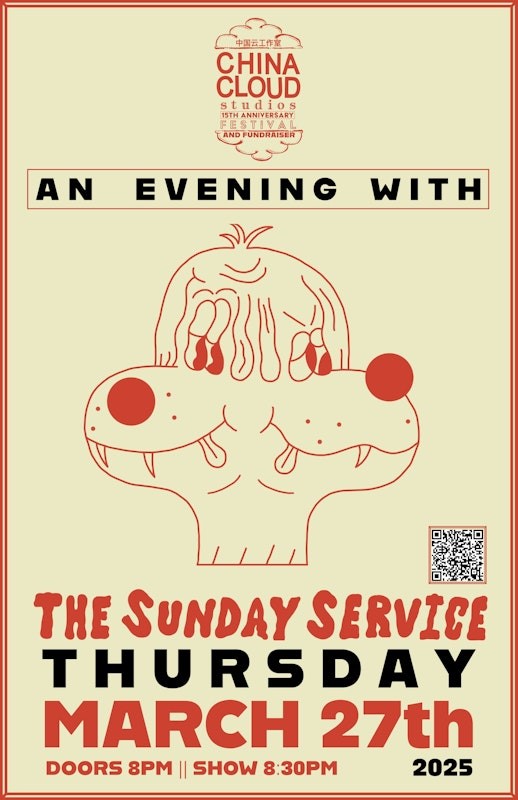 China Cloud Studios Vancouver | poster for The Sunday Service show | Homes Almanac