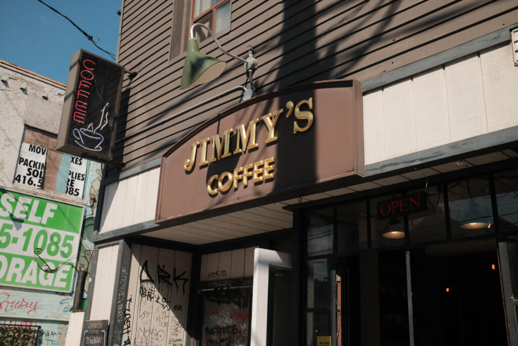 Jimmy's Coffee on Ossington | Exterior of Jimmy's Coffee on Ossington | Homes Almanac