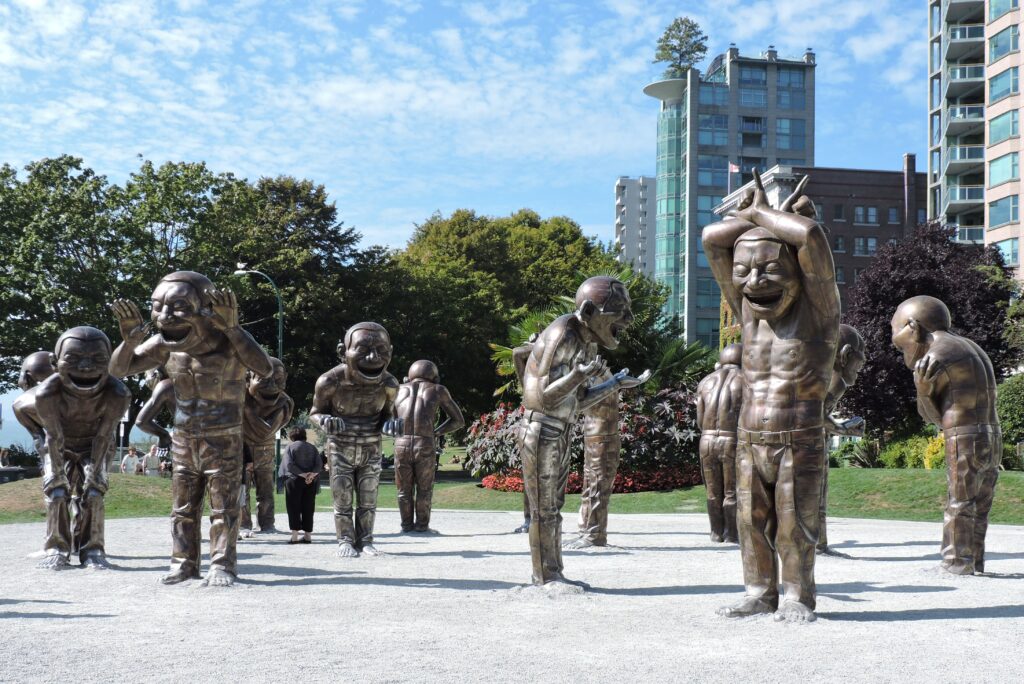 A-maze-ing Laughter | Vancouver | Yue Minjun