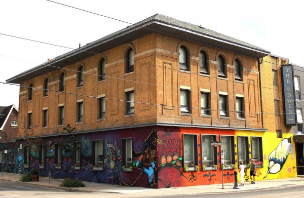 Tkaranto Past / Tkaranto Future mural | queen street toronto street art | Homes Almanac