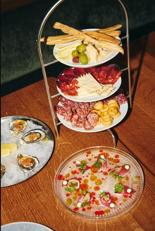 An array of appetizers on display at Osteria Otto restaurant | Osteria Otto Mount Pleasant | Homes Almanac